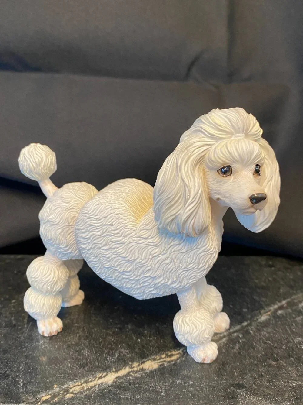 VTG Westland Giftware Poochware White Poodle Figurine 11578 Rare